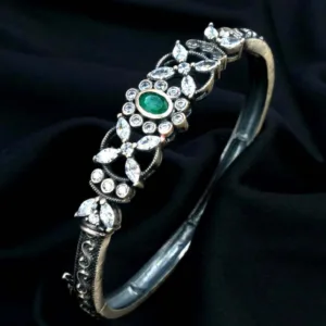 Oxidize Silver Kada