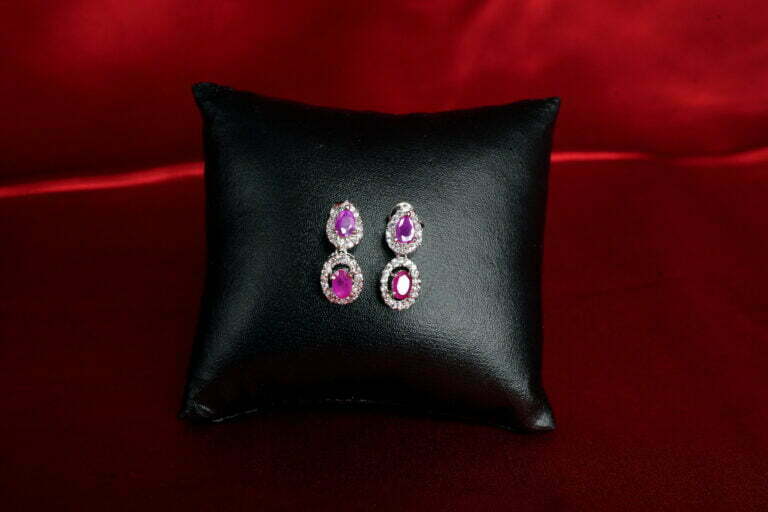 Rubystone  exclusive  long earrings