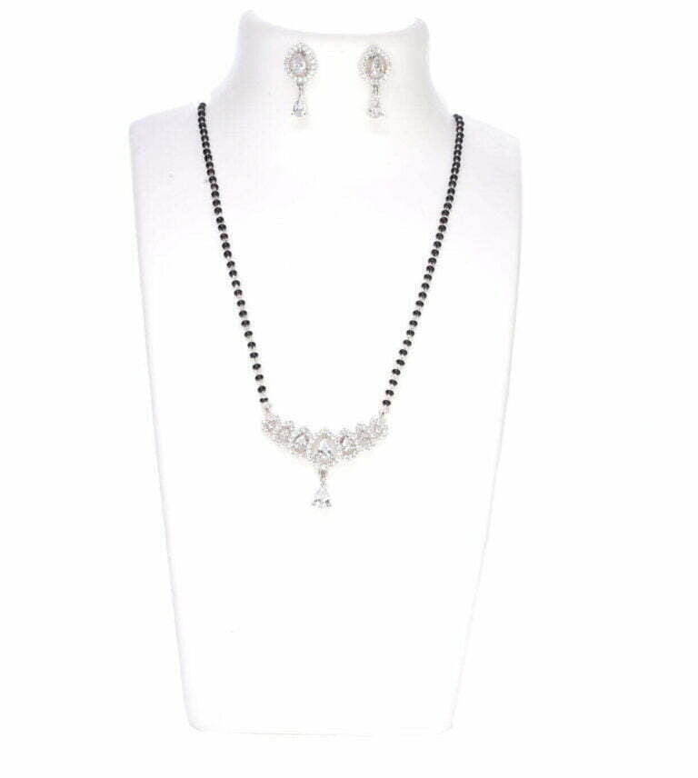 Badam design single line Mangalsutra