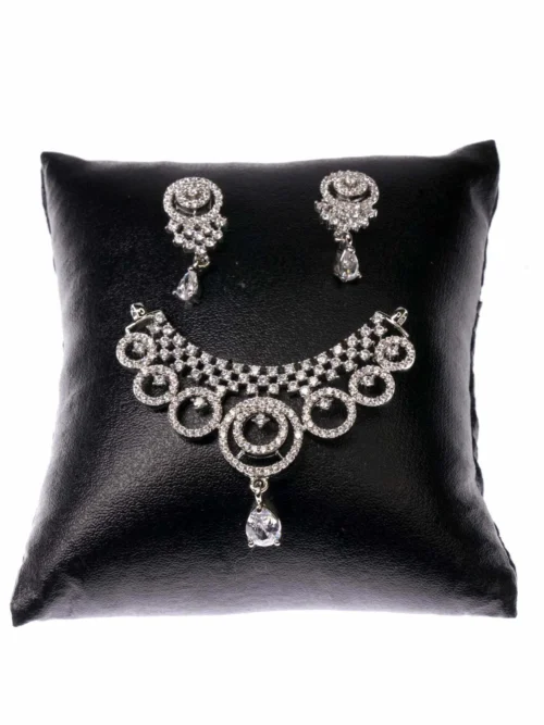 Double round stone set