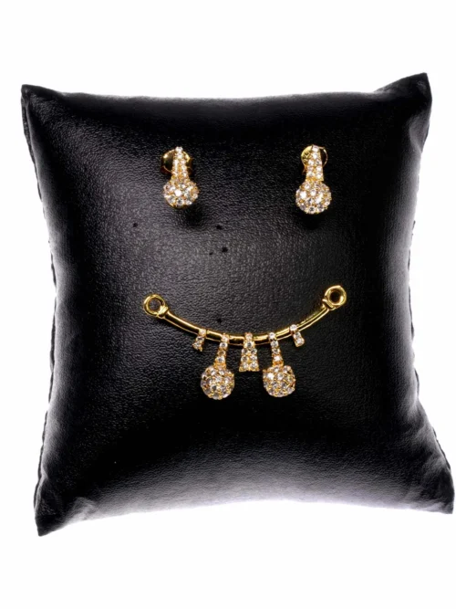Gold plated Taali pendant set