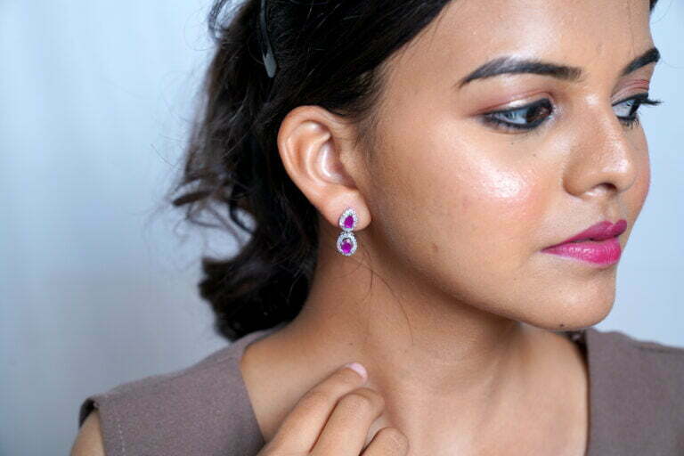 Rubystone  exclusive  long earrings - Image 2