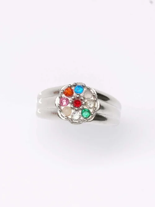 Navratna Round Rings