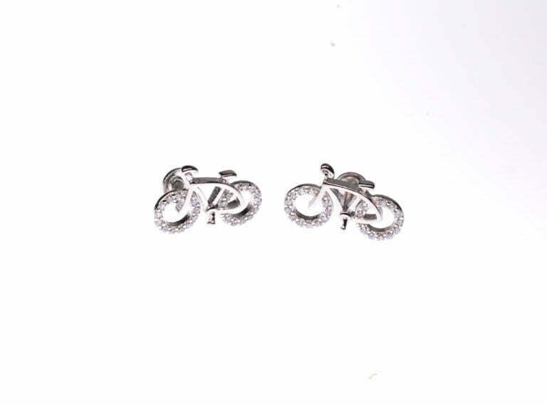 Cycle Designed silver Studs
