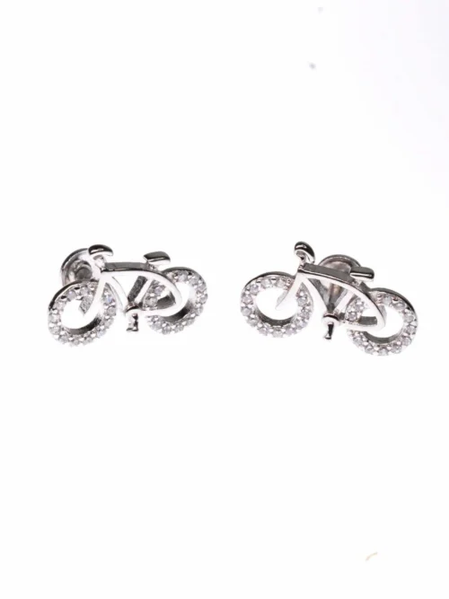 Cycle Designed silver Studs