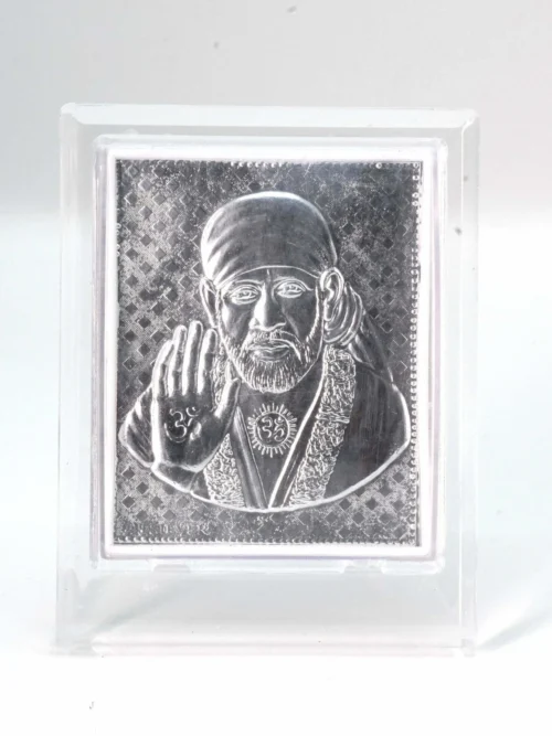 Pure Silver Sai Baba Frame