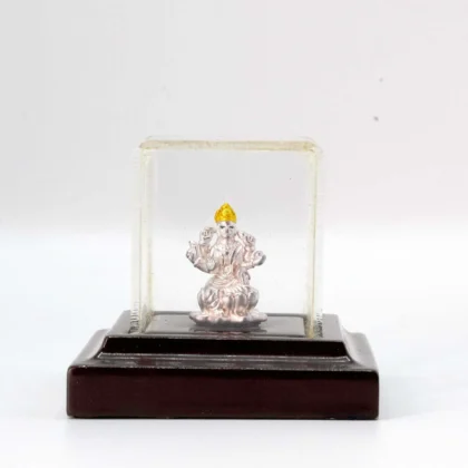 Pure Silver Lakshmi Idol Show Piece in Wooden box