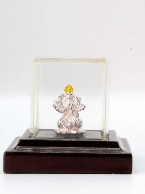 Pure Silver Lakshmi Idol Show Piece in Wooden box