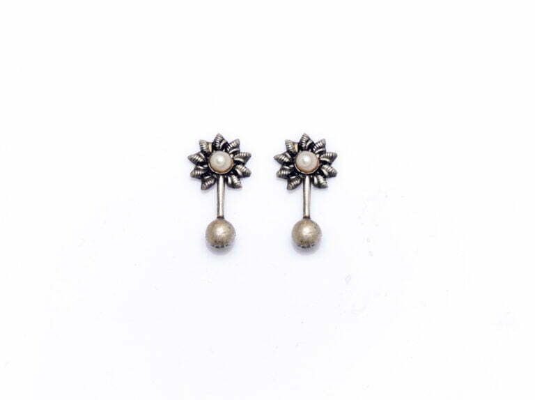 Pure Silver White Pearl Bugadi