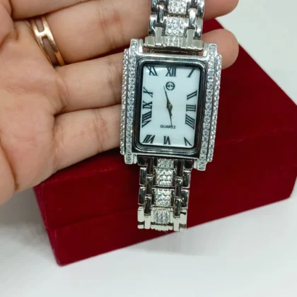 Pure silver watch