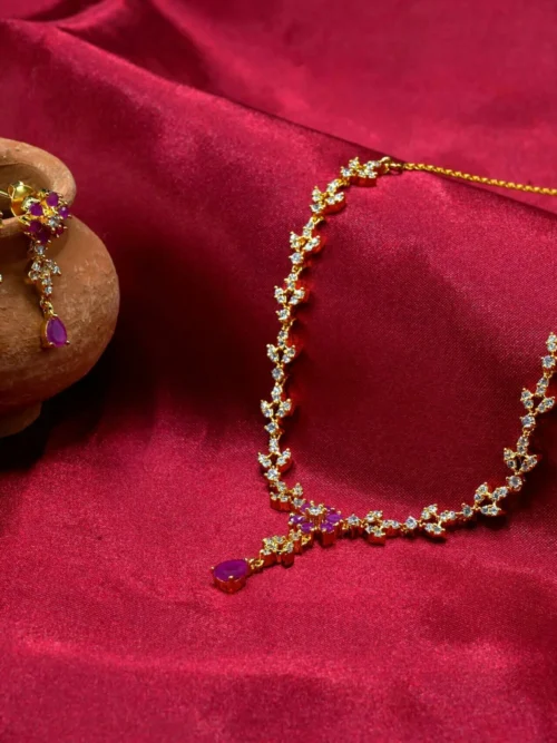 Gold plated casting flower set