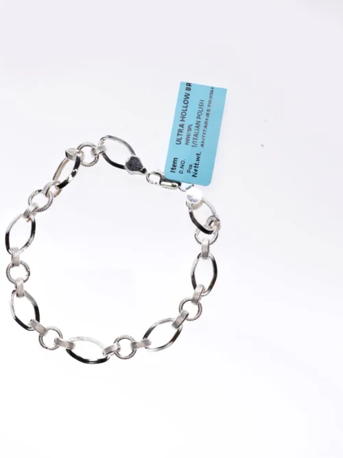 Exclusive Men's Silver tangle Bracelet