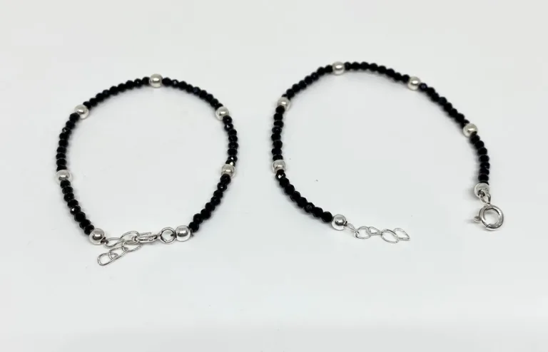 Kids Pure Silver Crystal Bracelet - Image 2