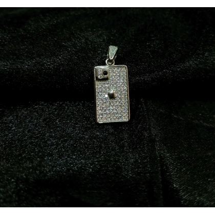 Iphone silver pendant