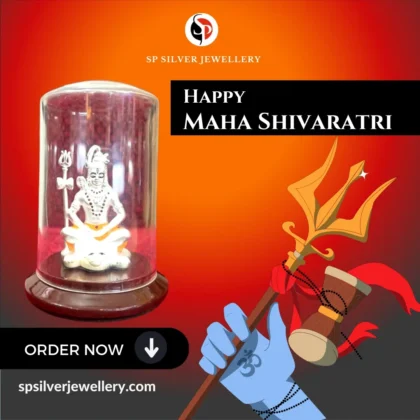 Mahadev shiva pure silver idol
