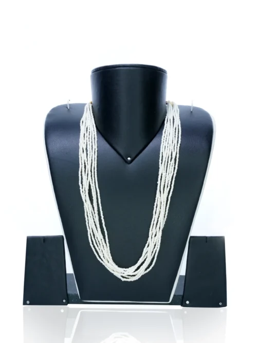 Semiprecious pearl mala