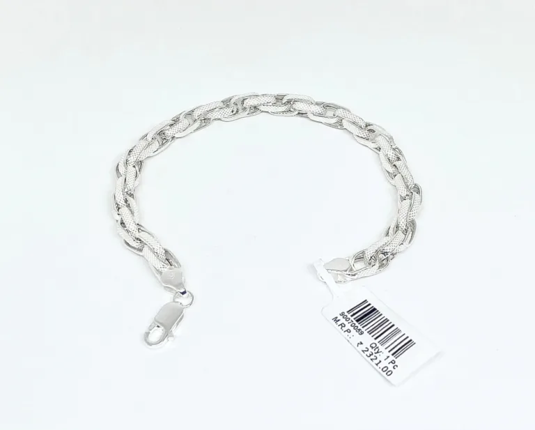92.5 sterling silver mens bracelet