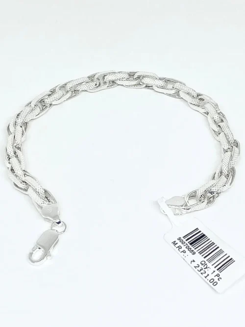 92.5 sterling silver mens bracelet