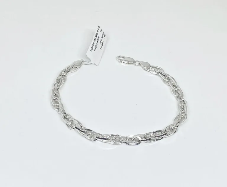 92.5 sterling silver mens bracelet