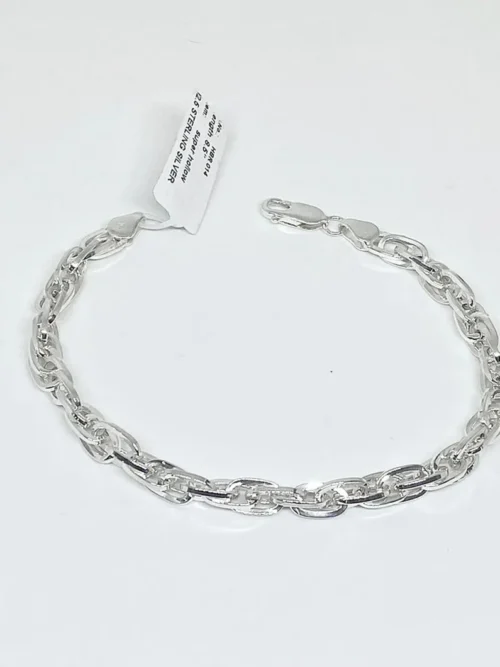 92.5 sterling silver mens bracelet