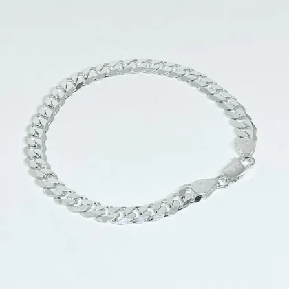Silver Curb chain bracelet