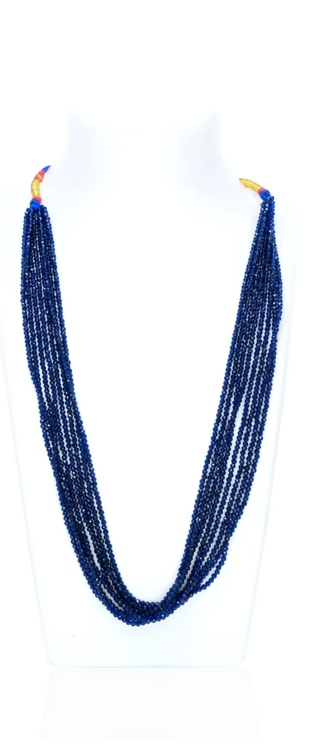 Semi Precious Blue Crystal Necklace