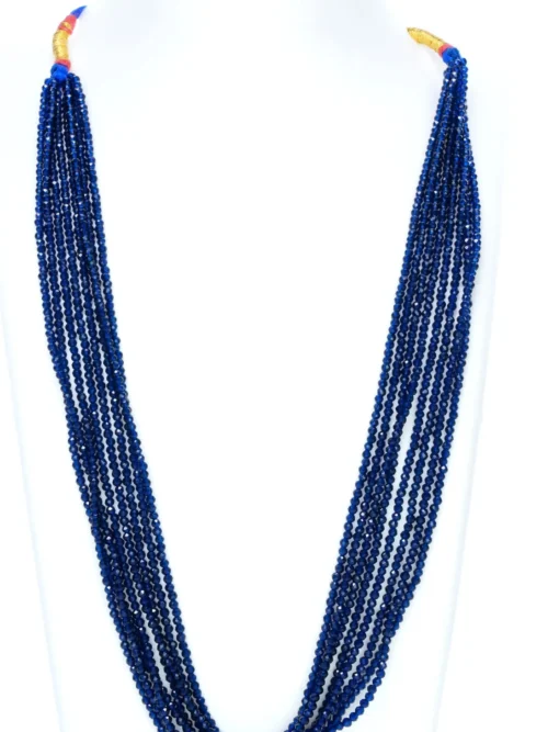 Semi Precious Blue Crystal Necklace