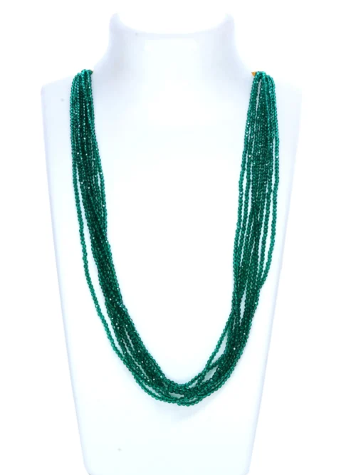 Semi Precious Green Crystal Necklace