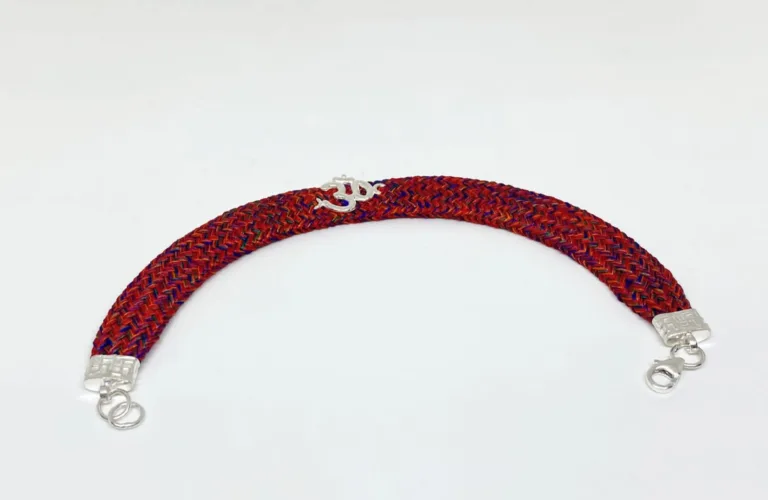 OM RAKHI BAND PURE SILVER BRACELET - Image 2