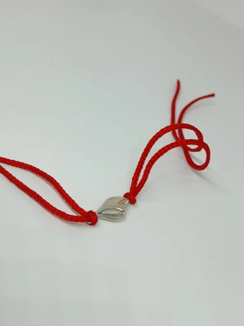 92.5 Pure Silver Shell Shape Rakhi