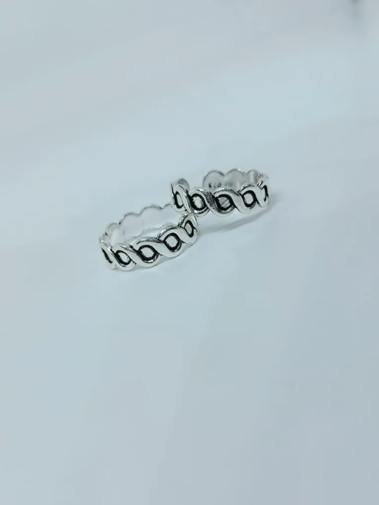 92.5 Pure Silver Band Toe Ring