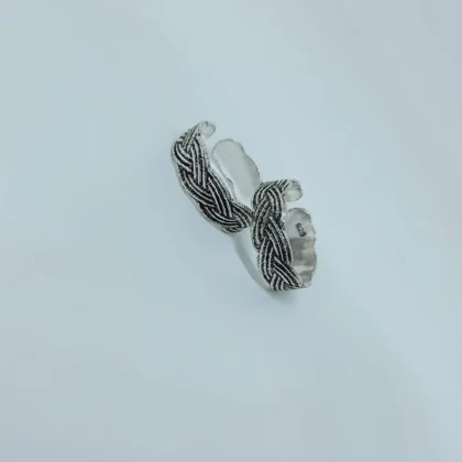 92.5 Pure Silver Veni Design Toe Ring