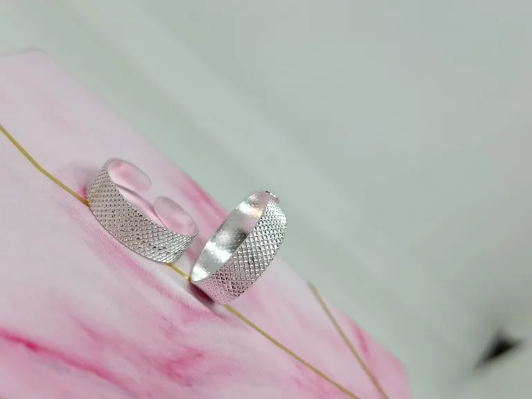 92.5 Pure Silver Band Toe Ring - Image 2