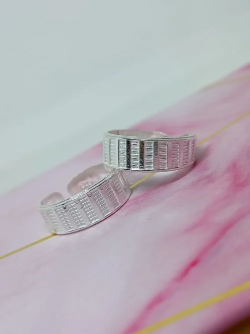 92.5 Pure Silver Band Toe Ring