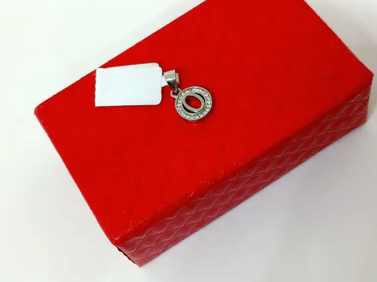 92.5 Silver  O Letter Pendent