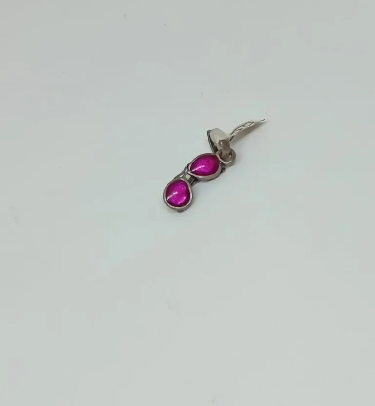 92.5 Silver Goggle Pendent