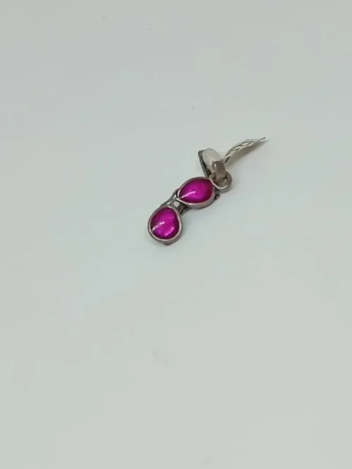 92.5 Silver Goggle Pendent