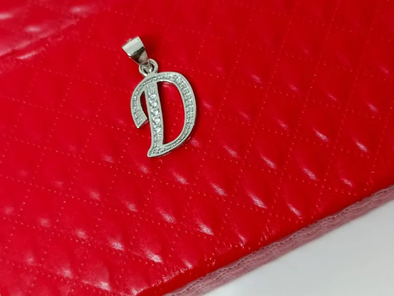 Pure92.5 Silver 'D' Letter Pendent