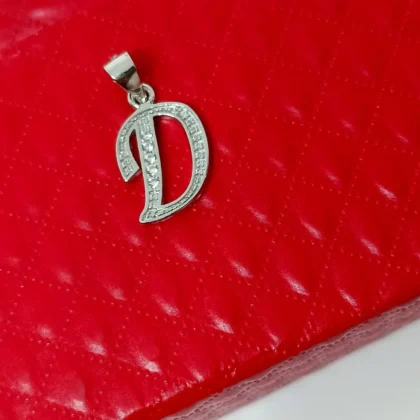 Pure92.5 Silver 'D' Letter Pendent