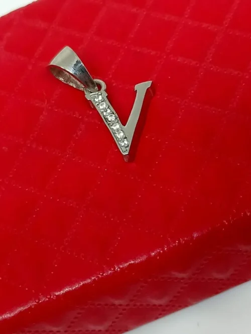 Pure 92.5 Silver 'V' Pendent