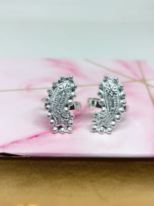 Fish Pure Silver Toe Ring