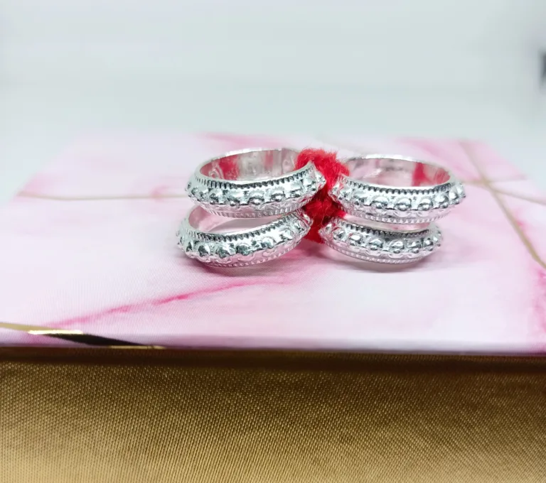 Pure Silver Design Toe Ring