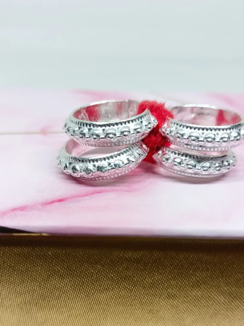 Pure Silver Design Toe Ring