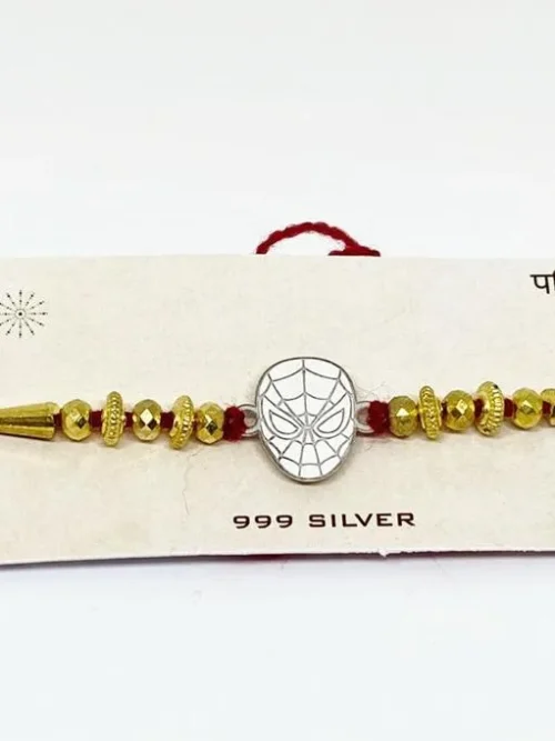Pure Silver Spyderman Rakhi