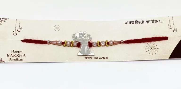 Pure Silver Chota Bhim Rakhi