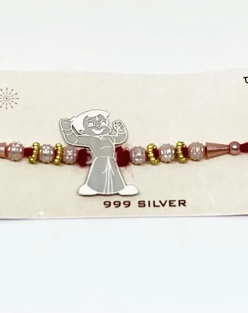 Pure Silver Chota Bhim Rakhi
