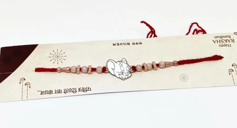 Pure Silver jerry Rakhi - Image 2