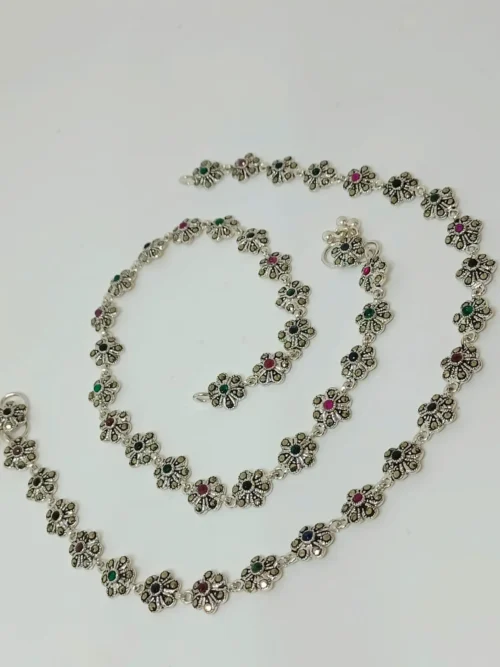 92.5 Pure Silver Marcasite designer Payal