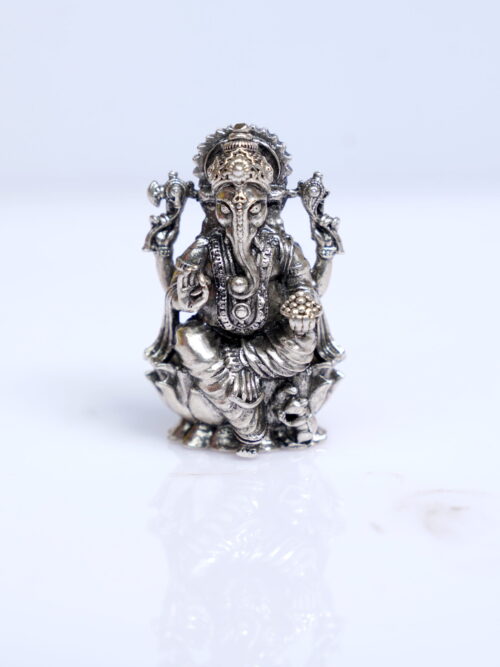 PURE SILVER 92.5 3D GANESH IDOL