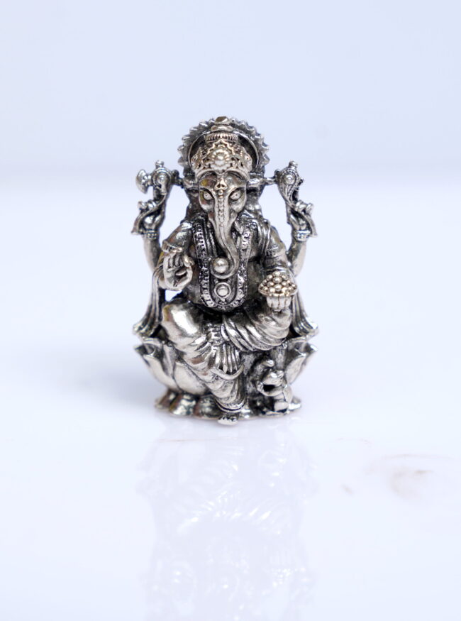 PURE SILVER 92.5 3D GANESH IDOL